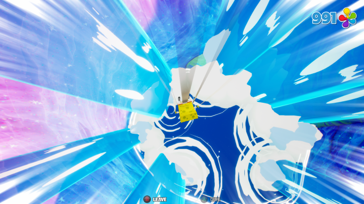 spongebob dive