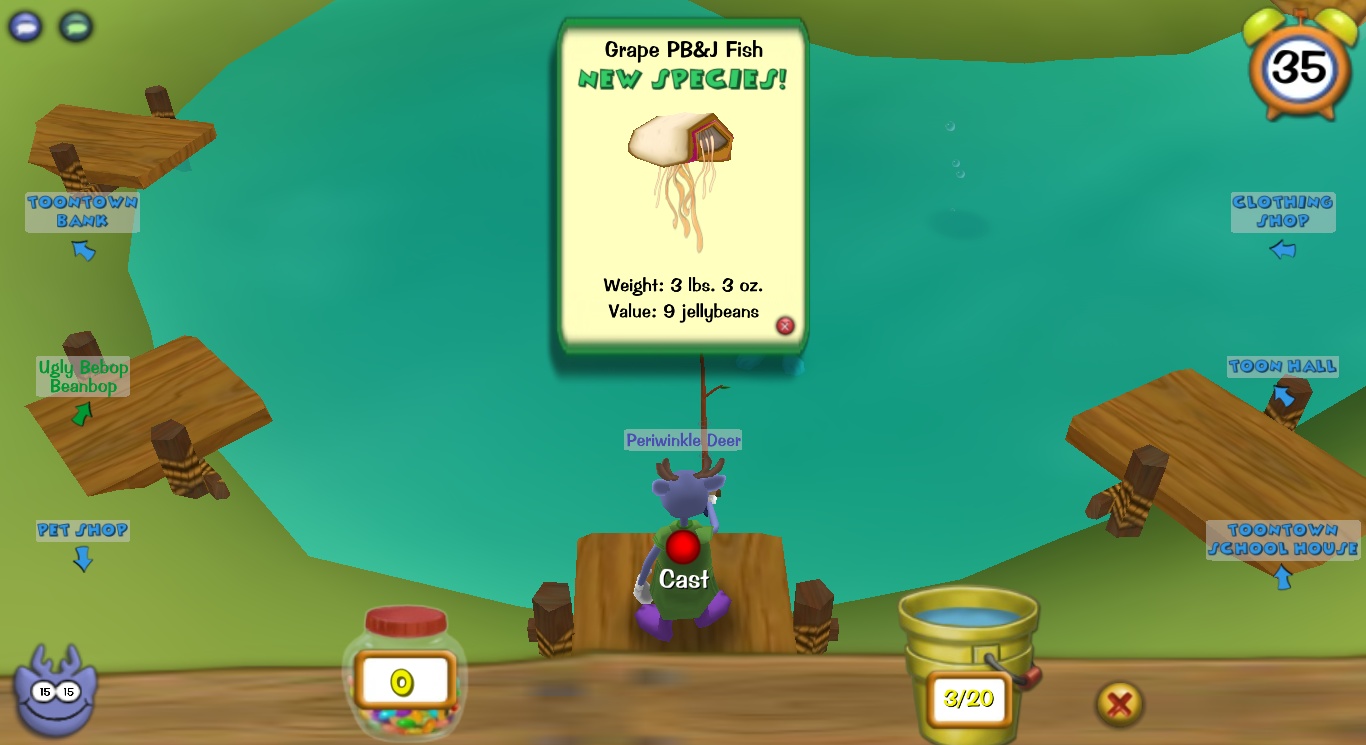 toontown fishing